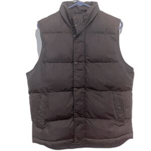 ST. JOHNS BAY - GREY - Puffer Vest - Small